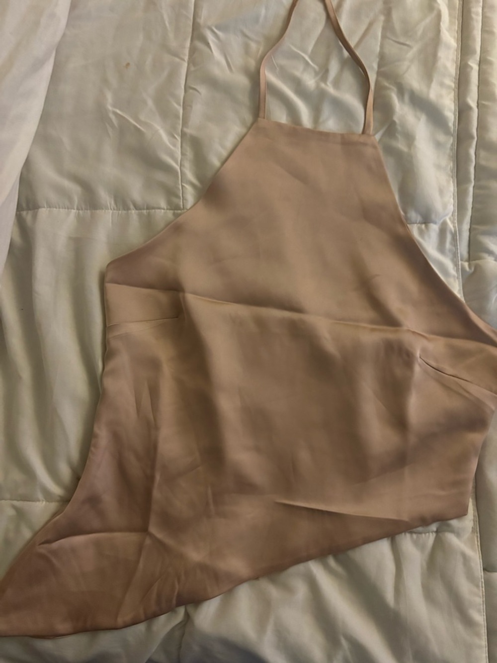 AKIRA Blush : champagne-Tan Halter Tank Top